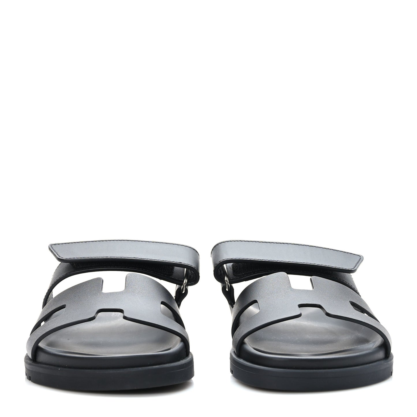 Calfskin Womens Chypre Sandals 35.5 Black