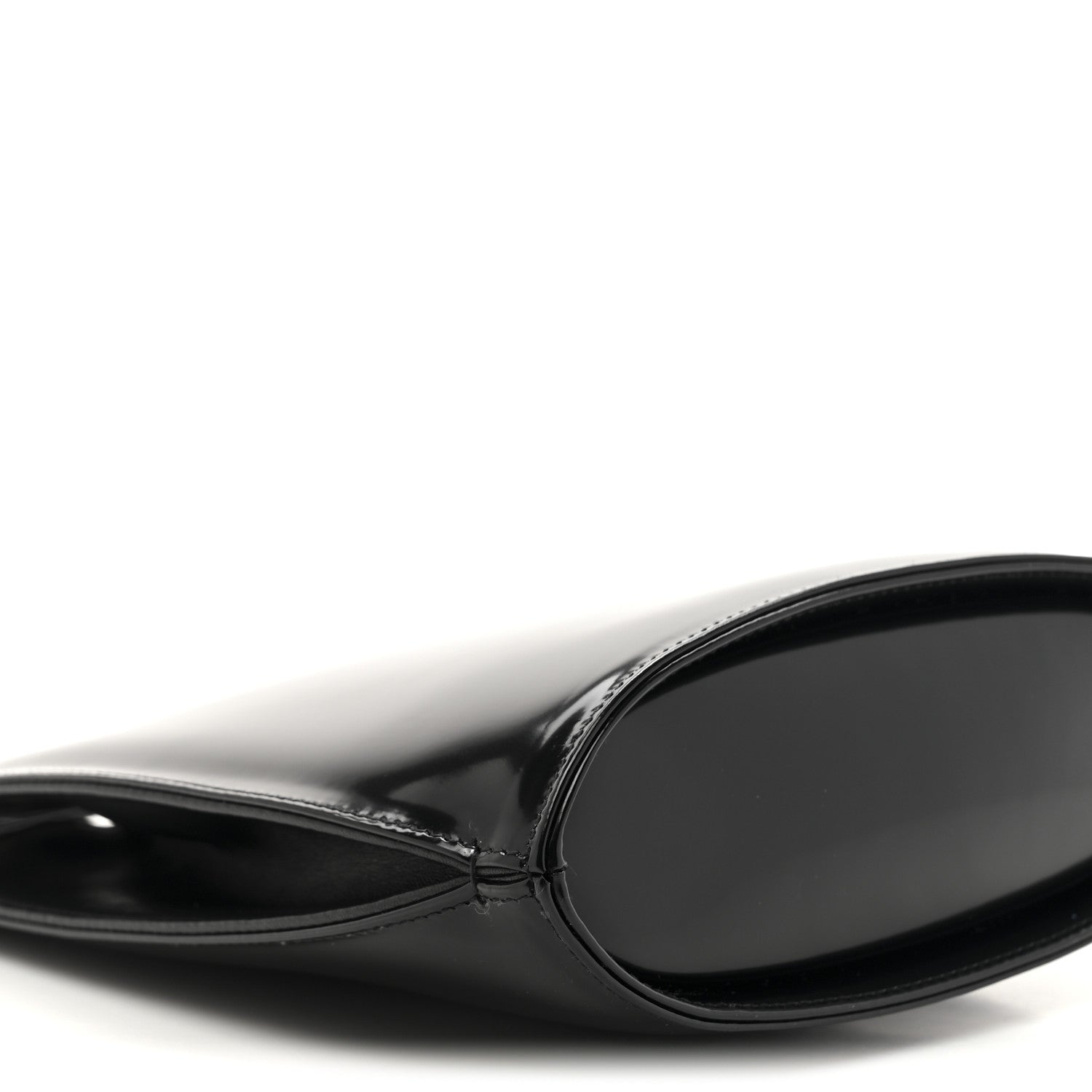 Salvatore Ferragamo Brushed Calfskin North South Wanda Top Handle Bag Black 9 of 10