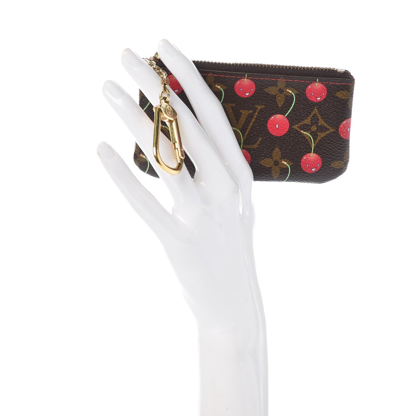 Monogram Cerises Key Pouch