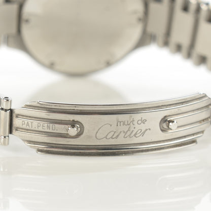 Cartier Stainless Steel 18K Yellow Gold 28mm Must De 21 Quartz Watch 7 of 8