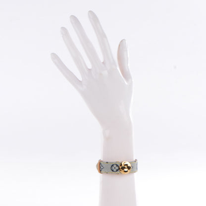 Louis Vuitton Mini Monogram Wish Bracelet Blue 2 of 7