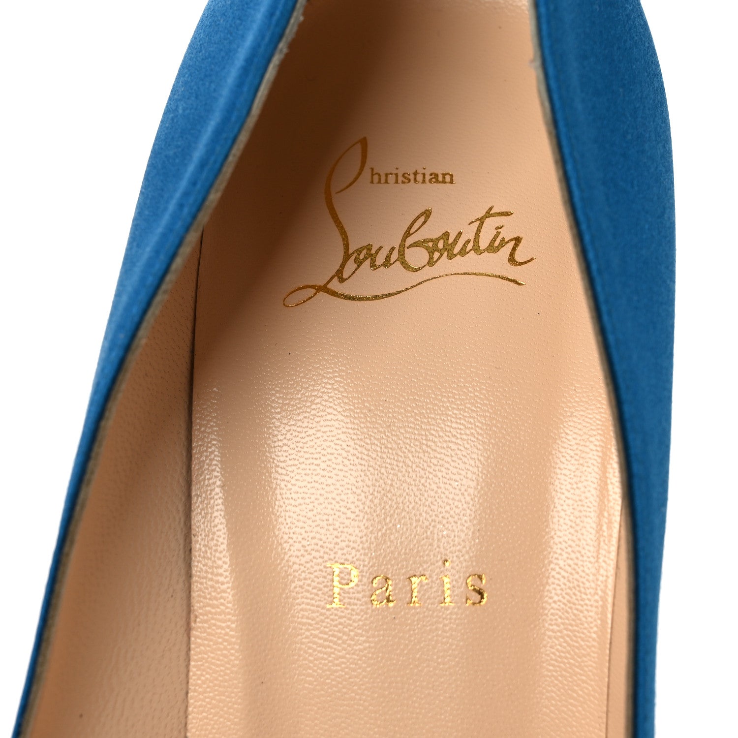 Christian Louboutin Satin Pigalle Follies 100 Pumps 41 Positano 9 of 12