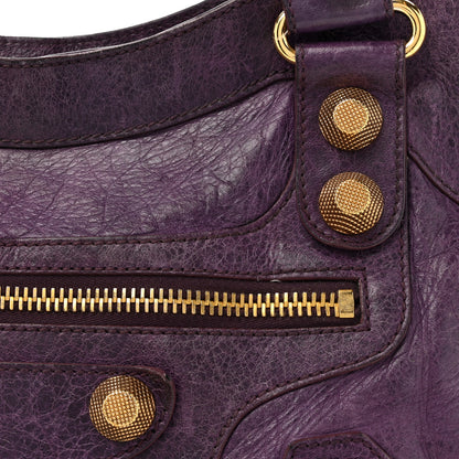 Balenciaga Agneau Giant 21 Gold Hardware City Raisin 9 of 16