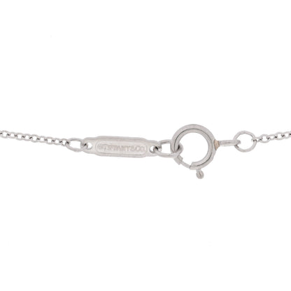 Tiffany Platinum Diamond Small Cross Pendant Necklace 3 of 3
