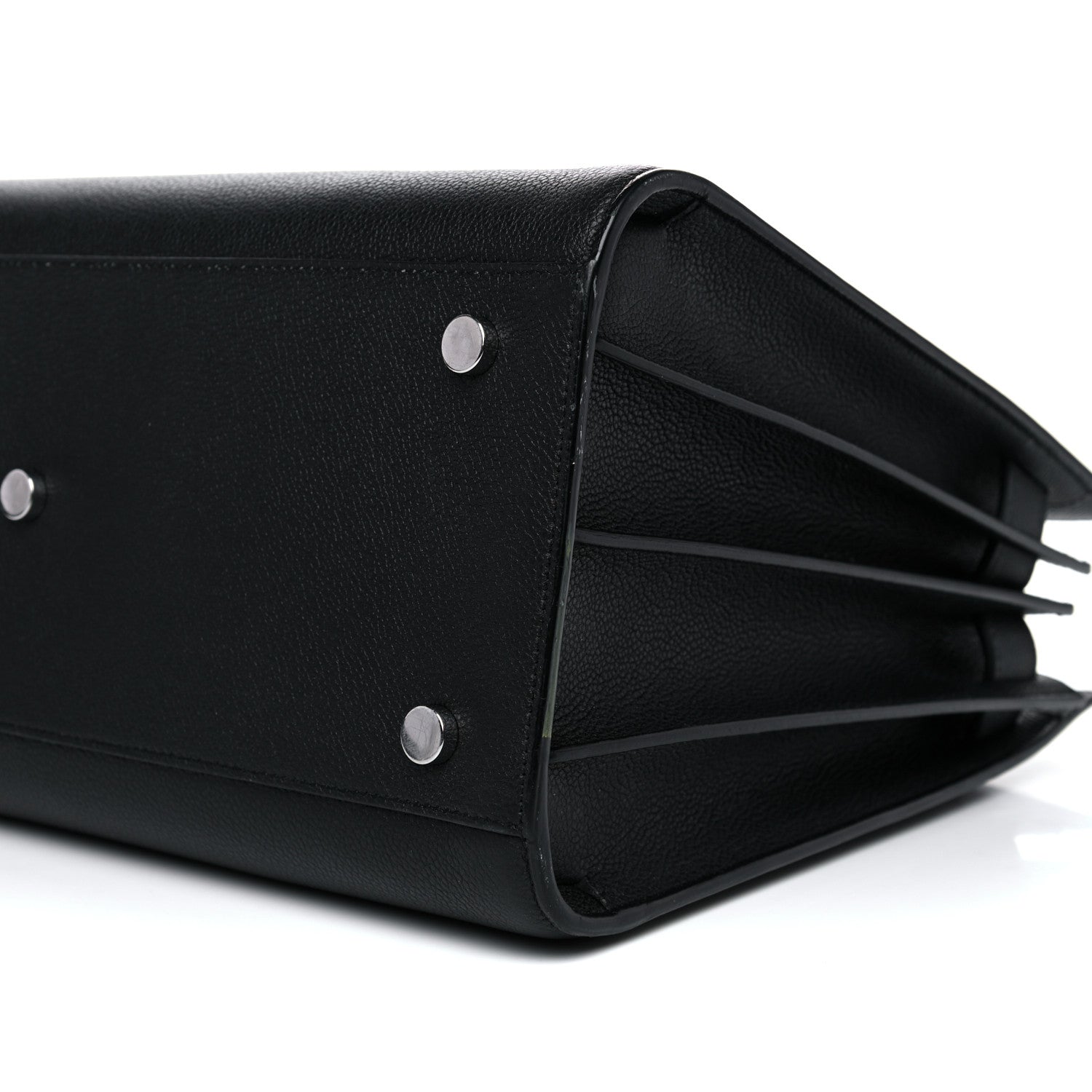 Saint Laurent Grained Calfskin Small Sac De Jour Black 7 of 16