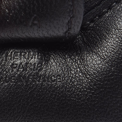 Hermes Milo Lambskin Grigri Rodeo Horse Bag Charm PM So Black 4 of 6