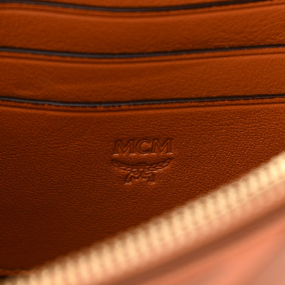 MCM Cubic Monogram Mini Tracy Crossbody Bag Cognac 6 of 9