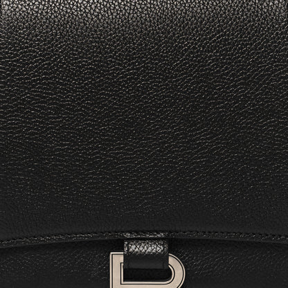 Balenciaga Grained Calfskin Medium Hourglass Top Handle Bag Black 7 of 12