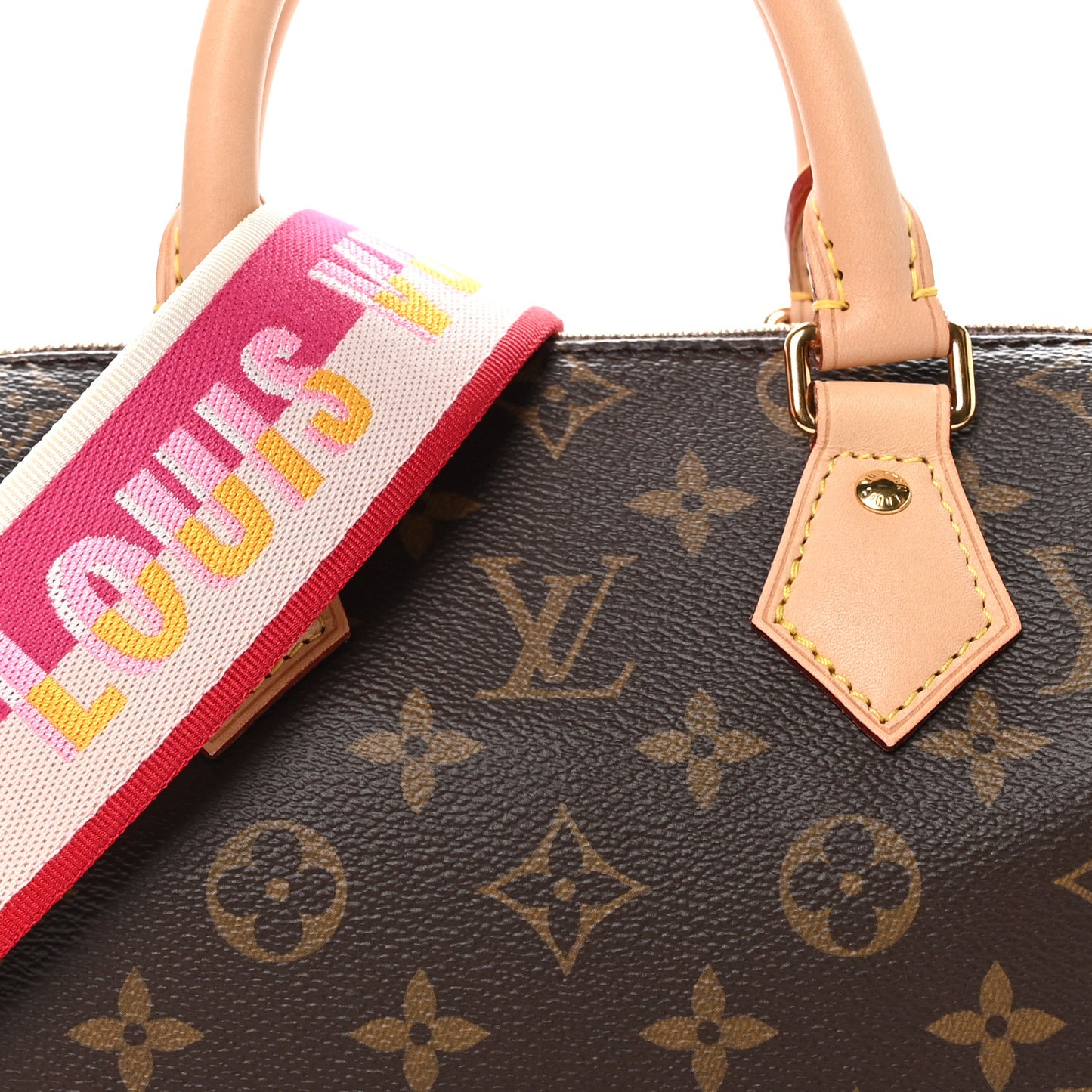 Monogram Speedy Bandouliere 20 Fuchsia