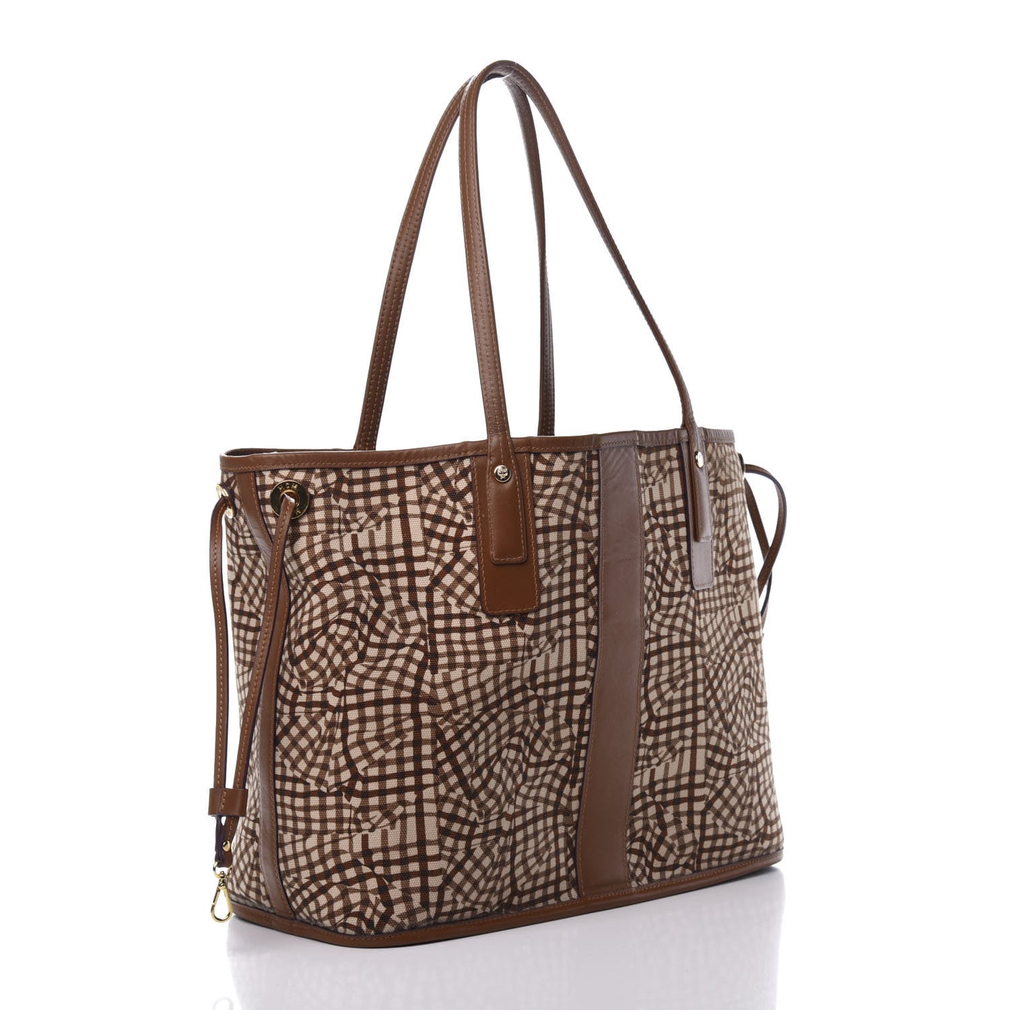 Visetos Medium Liz Reversible Shopper Tote Cognac