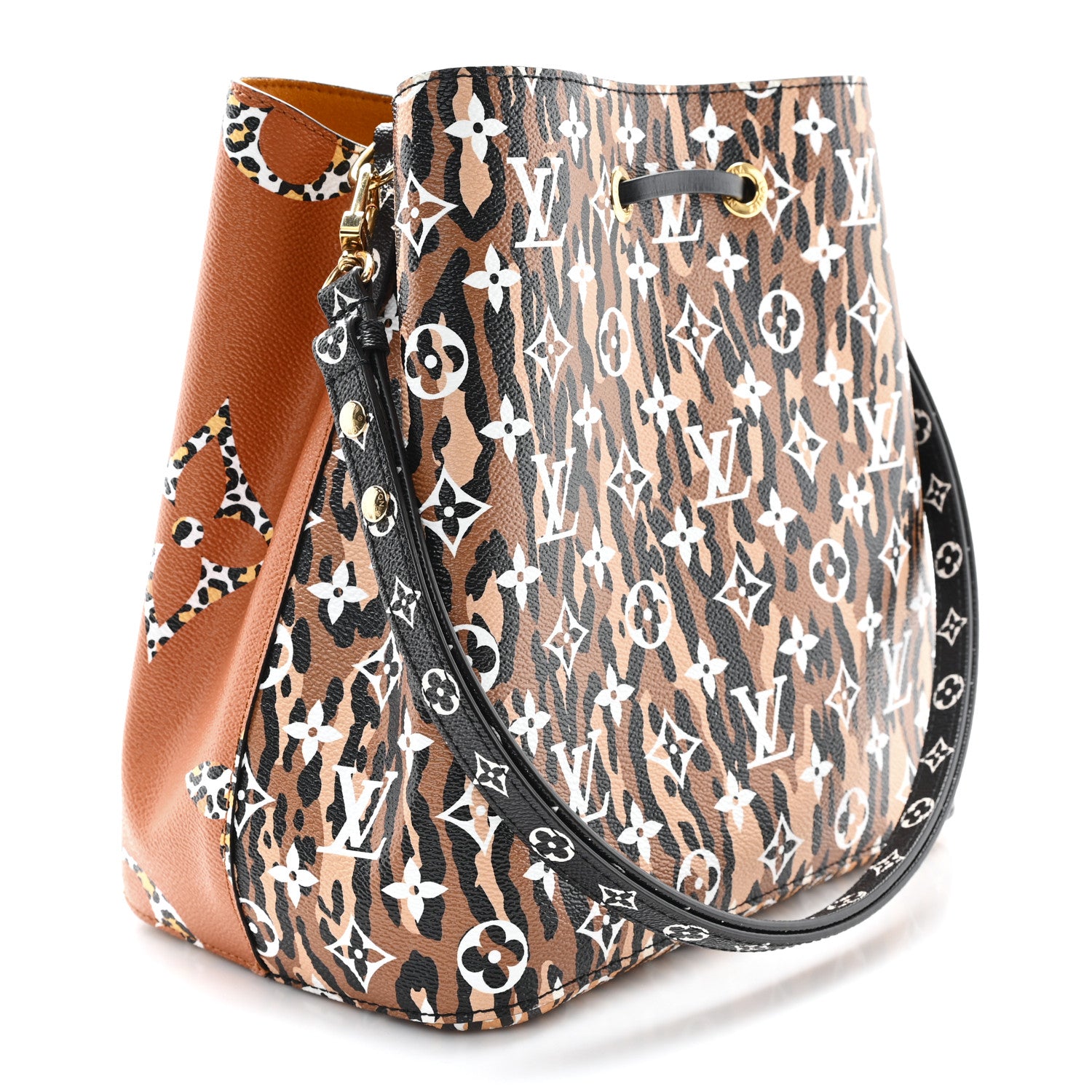 Louis Vuitton Monogram Giant Jungle NeoNoe Caramel 3 of 10