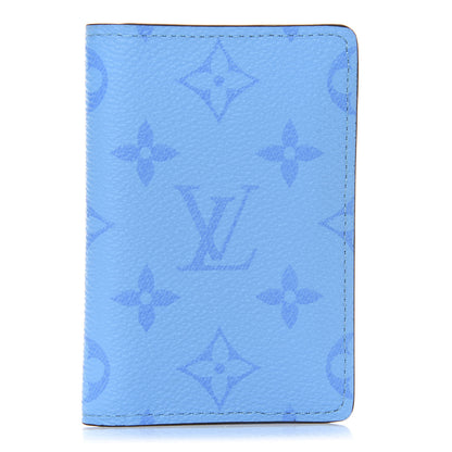 Louis Vuitton Taigarama Pocket Organizer NM Blue Lagoon 1 of 7