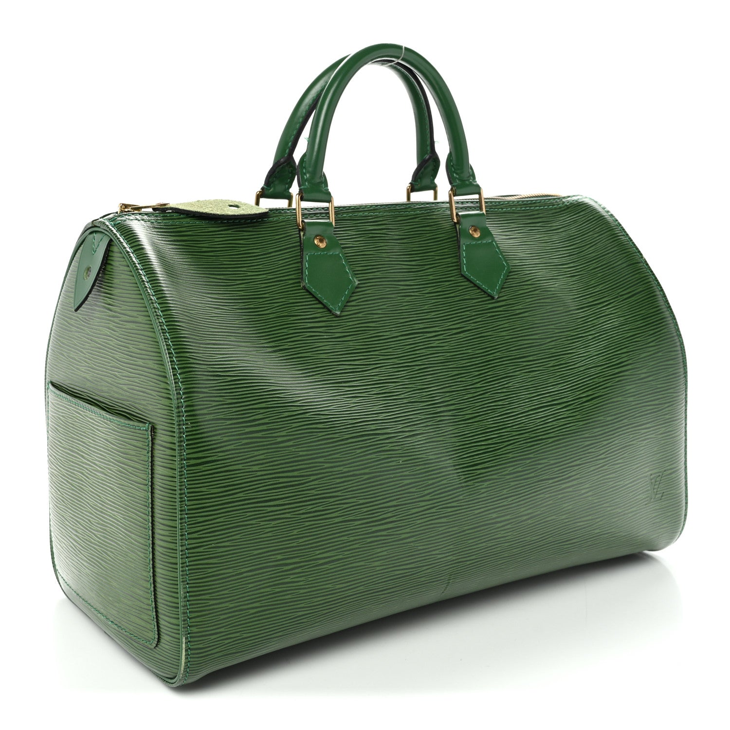 Louis Vuitton Epi Speedy 35 Borneo 3 of 11
