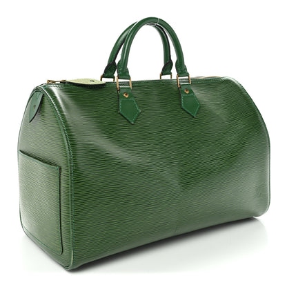 Louis Vuitton Epi Speedy 35 Borneo 3 of 11