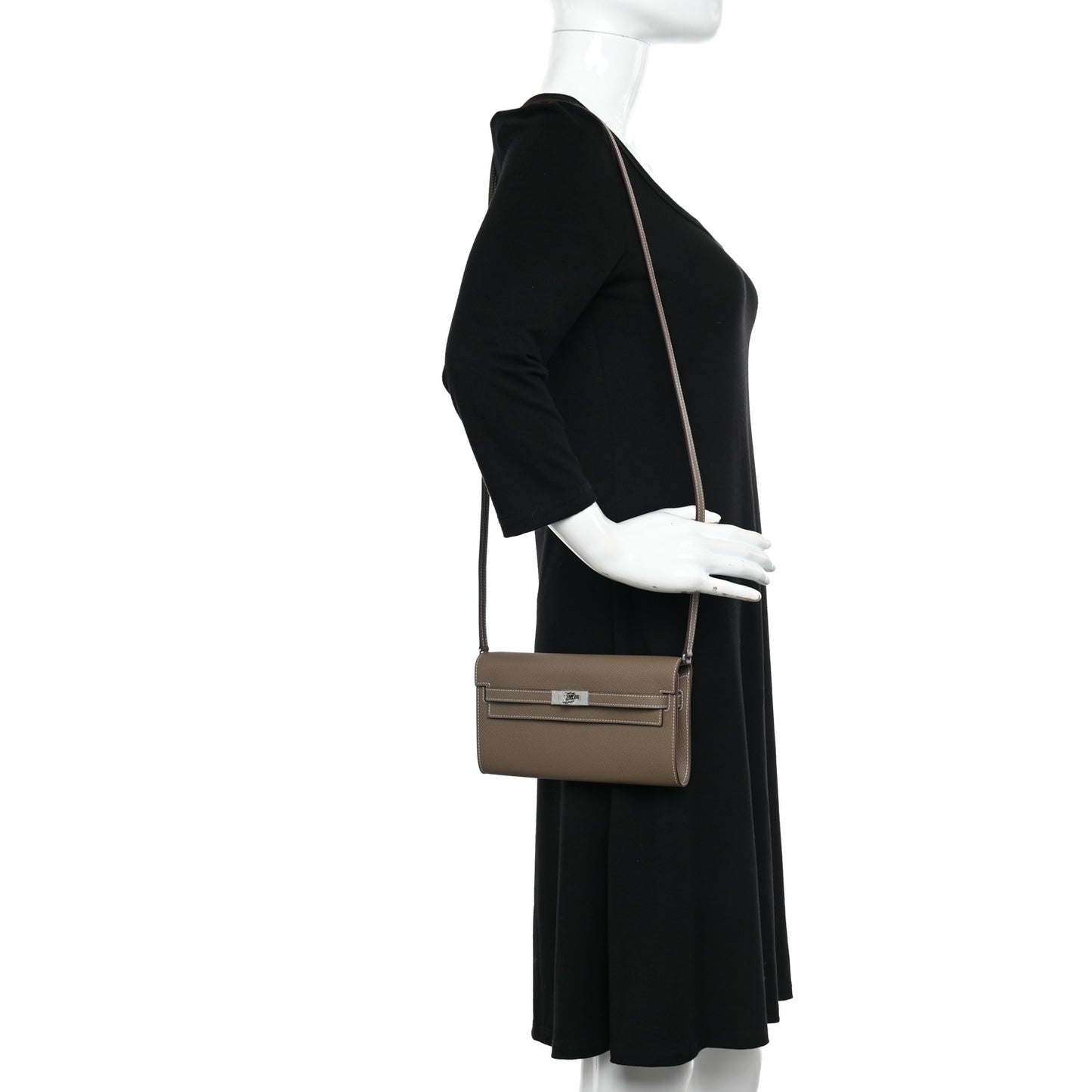 Epsom Kelly Wallet To Go Etoupe