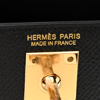 Hermes Epsom Mini Kelly Sellier 20 Black 6 of 11