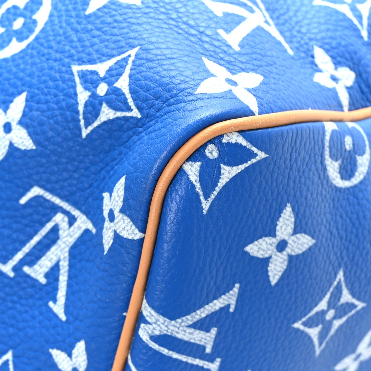Louis Vuitton Calfskin Monogram Speedy P9 Bandouliere 40 Blue 10 of 10