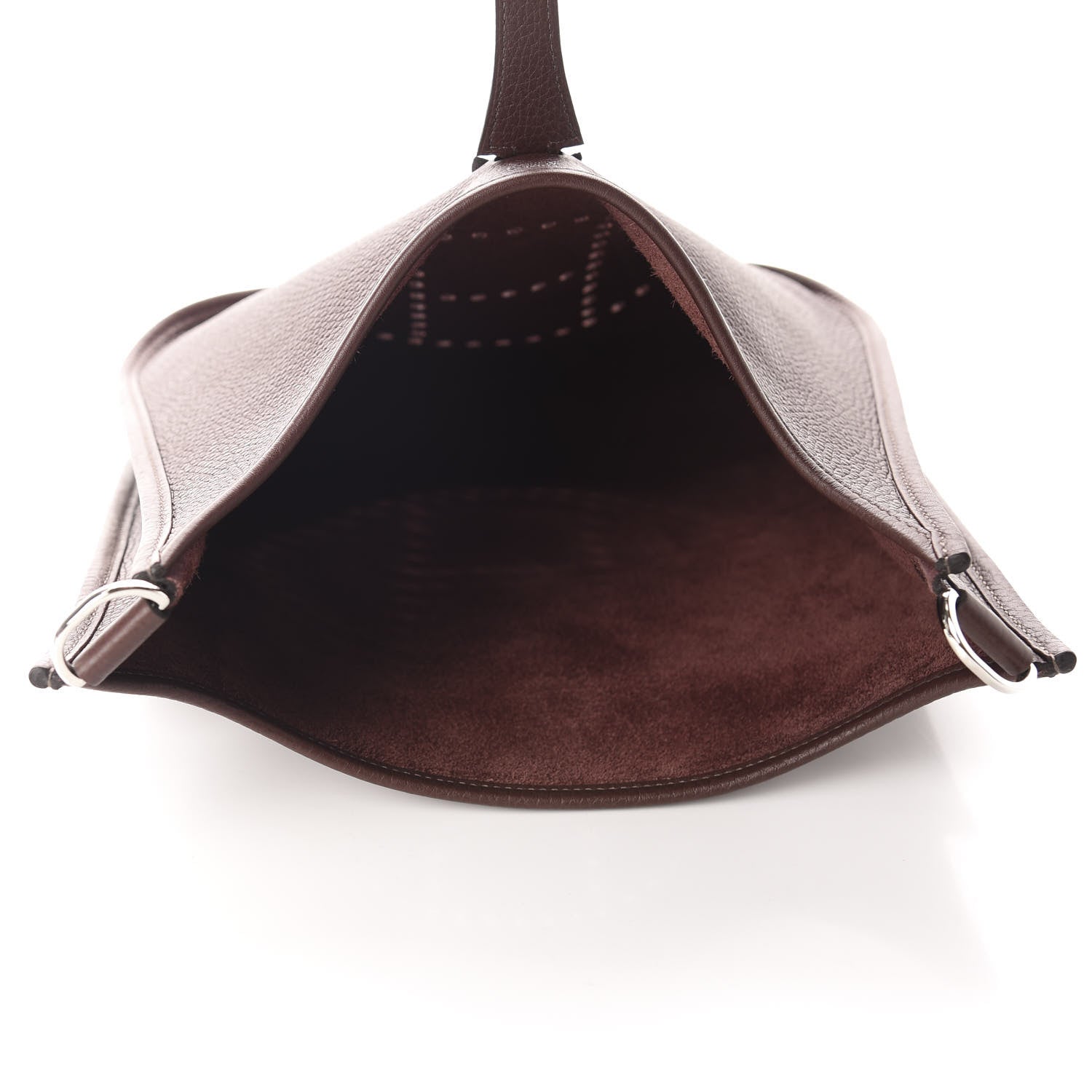 Hermes Taurillon Clemence Evelyne III PM Havane 5 of 11