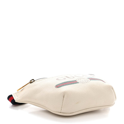 Gucci Grained Calfskin Small Logo Belt Bag White 4 of 13