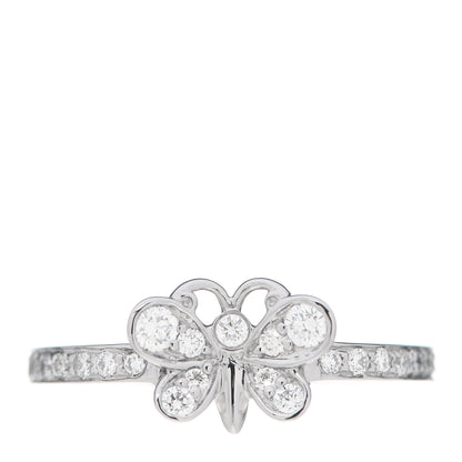 Tiffany Platinum Diamond Enchant Butterfly Ring 49 5 1 of 7