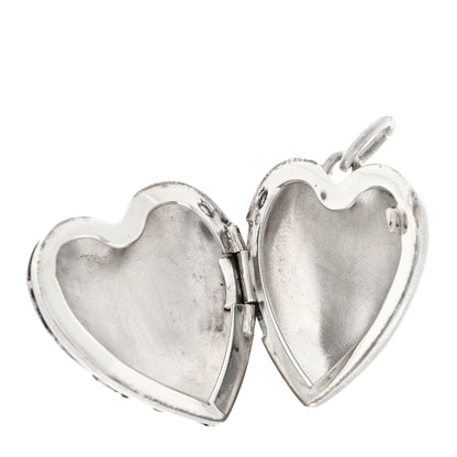 Tiffany Sterling Silver Ziegfeld Daisy Heart Locket Pendant 4 of 4