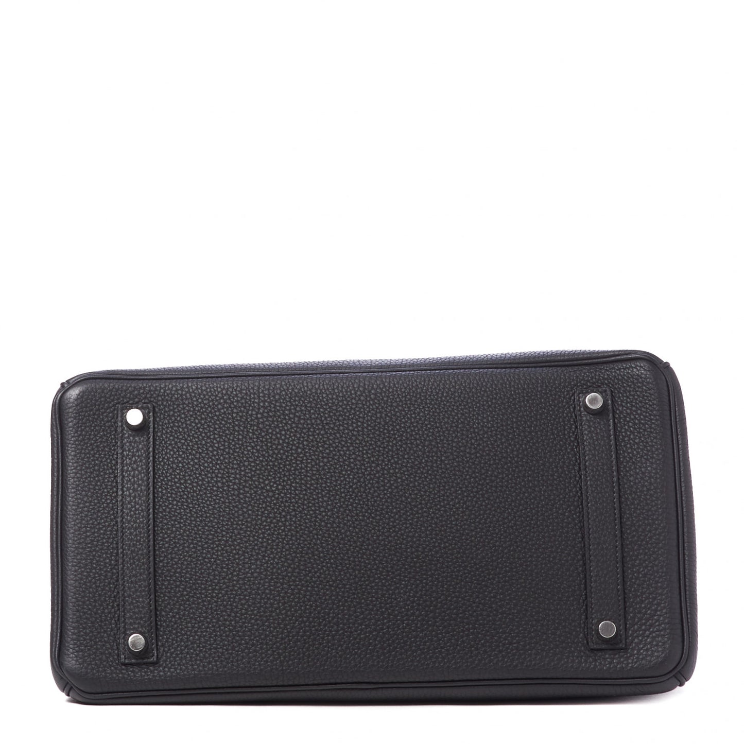 Togo Verso Birkin 35 Black Bleu Agate