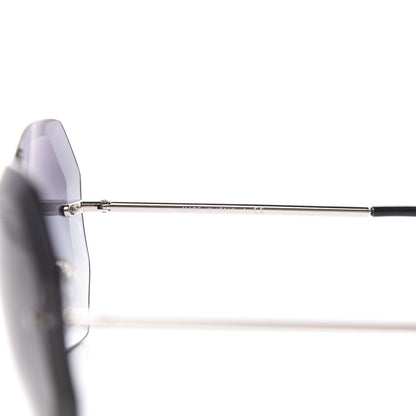Chanel Metal Spring Round Sunglasses 4220 Silver 6 of 8
