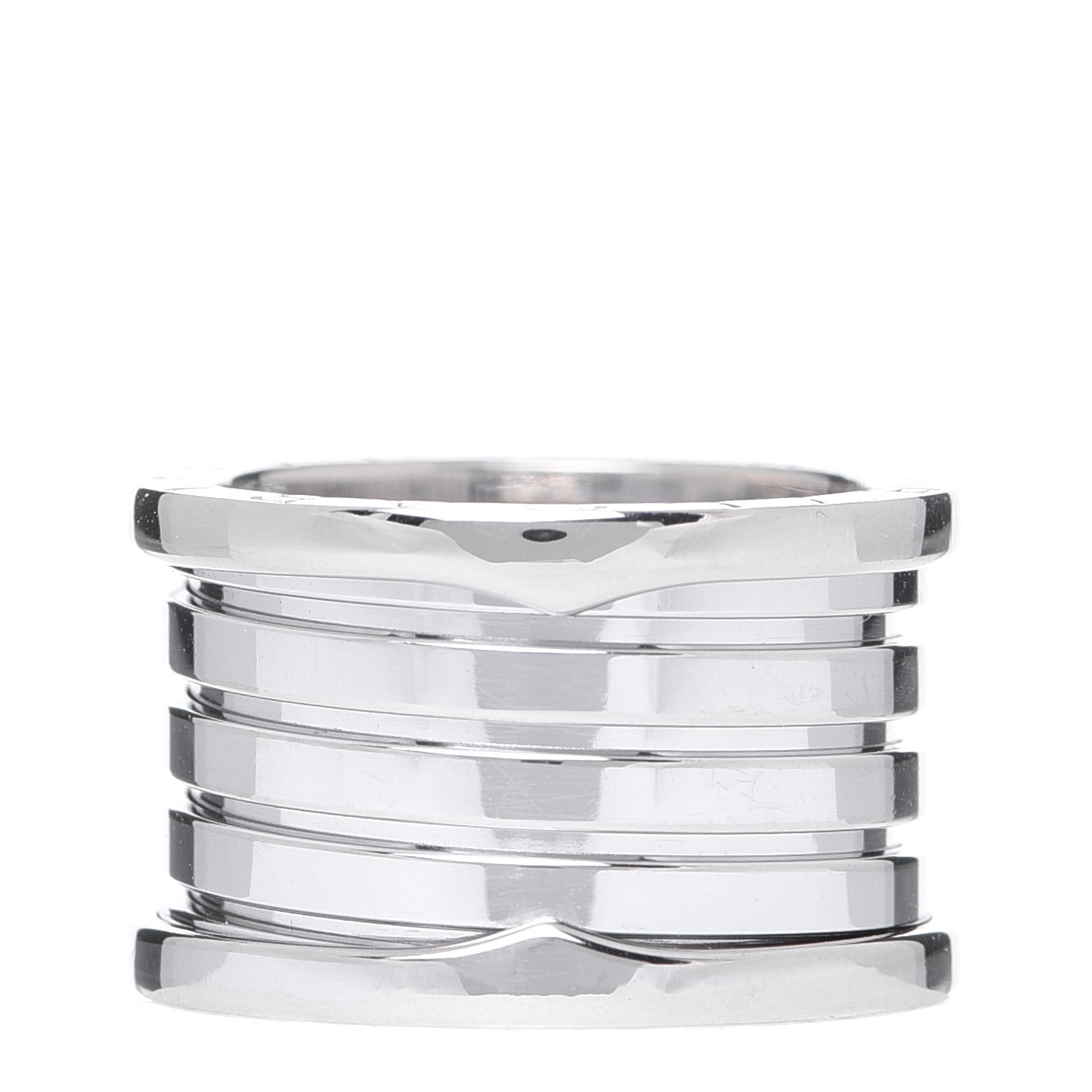 Bulgari 18K White Gold B.Zero1 Five-Band Ring 51 5.75 1 of 8