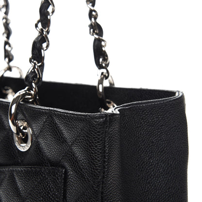 Chanel Caviar Quilted Grand Shopping Tote GST Black 8 of 12