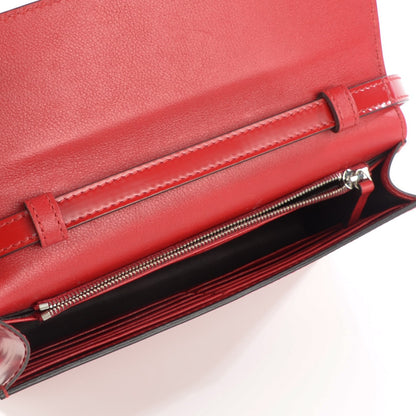 Gucci Shade Lux Calfskin Icon Wallet Hibiscus Red 5 of 7