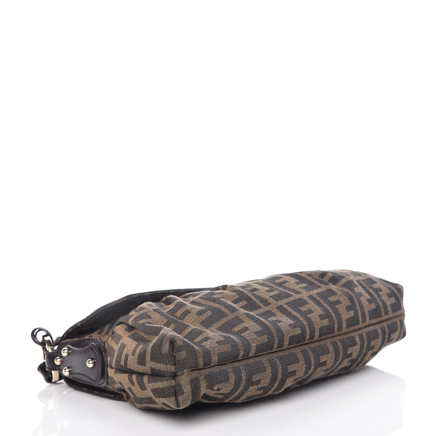 Fendi Zucca Small Chef Shoulder Bag Tobacco 4 of 9
