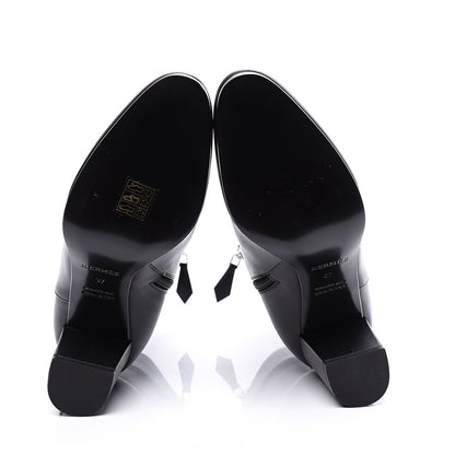 Hermes Calfskin Saint Germain Ankle Boots 37 Black 6 of 11