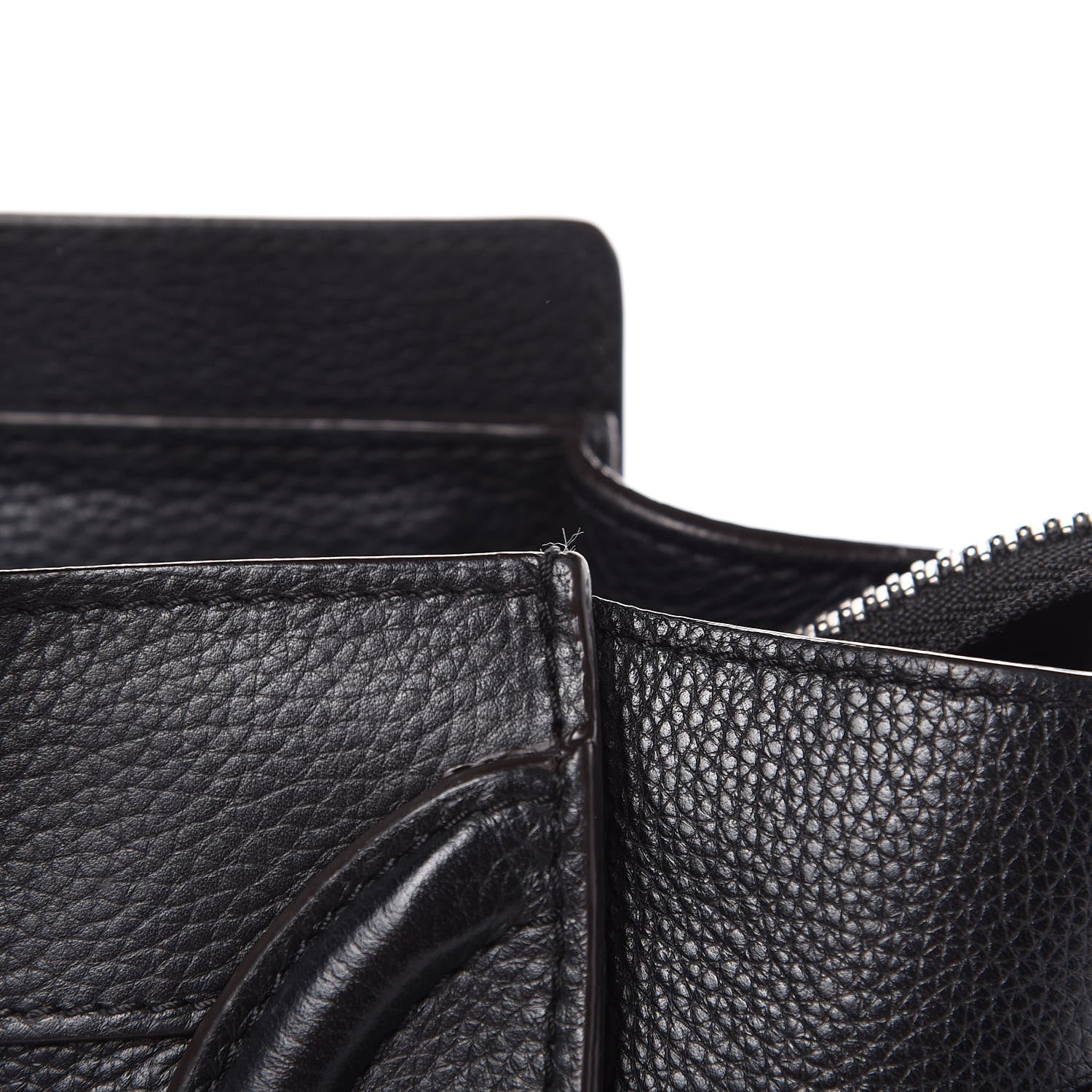 Celine Drummed Calfskin Micro Luggage Black 13 of 19