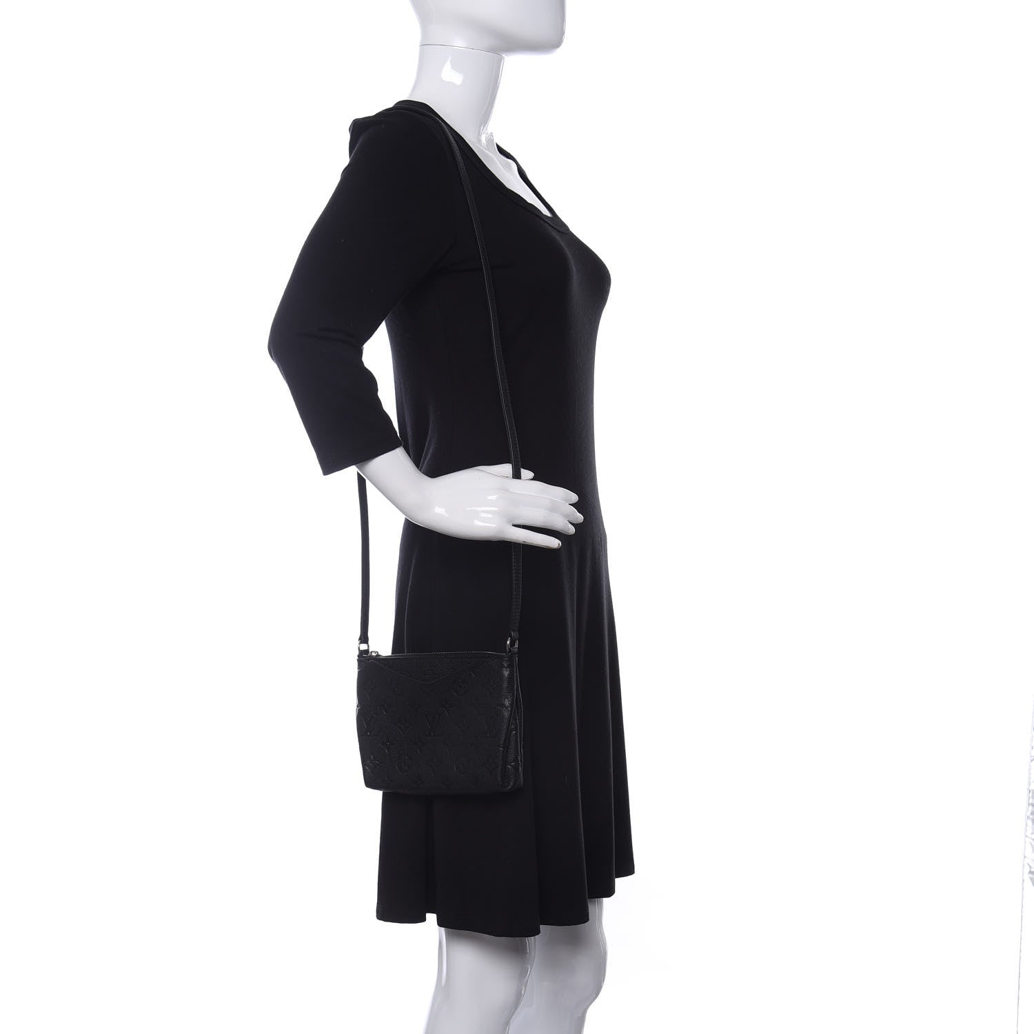 Louis Vuitton Empreinte Pallas Crossbody Black 2 of 8