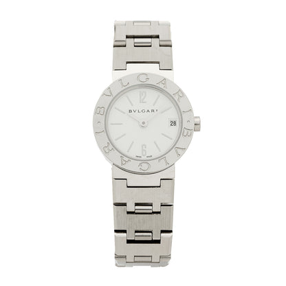 Bulgari Stainless Steel 23mm Quartz Watch  White 1 of 4