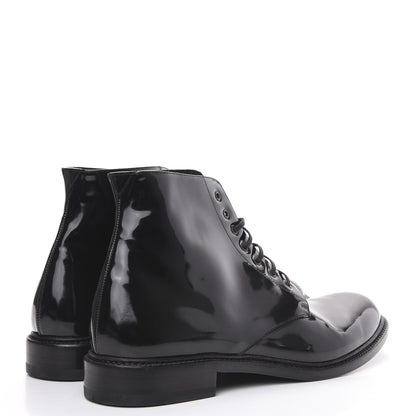 Saint Laurent Smooth Calfskin Ankle Boots 42 Black 4 of 8