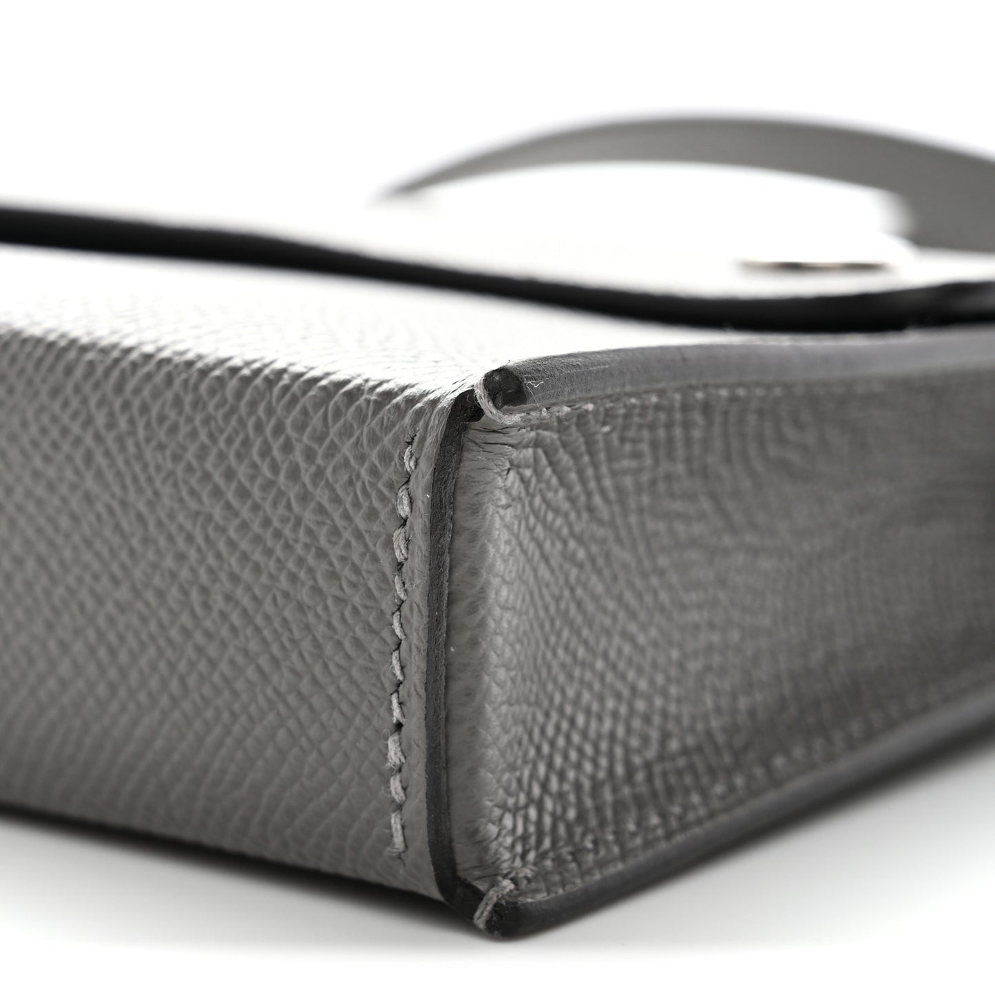 Box Hermesnap Wallet Black Gris Meyer