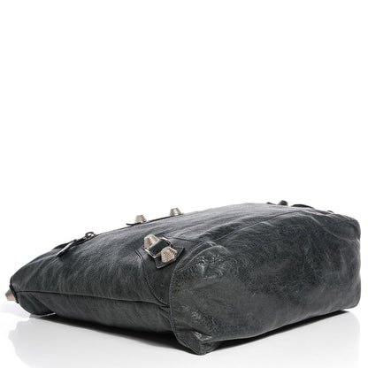 Balenciaga Agneau Giant 21 Silver Hardware Day Hobo Anthracite 4 of 15