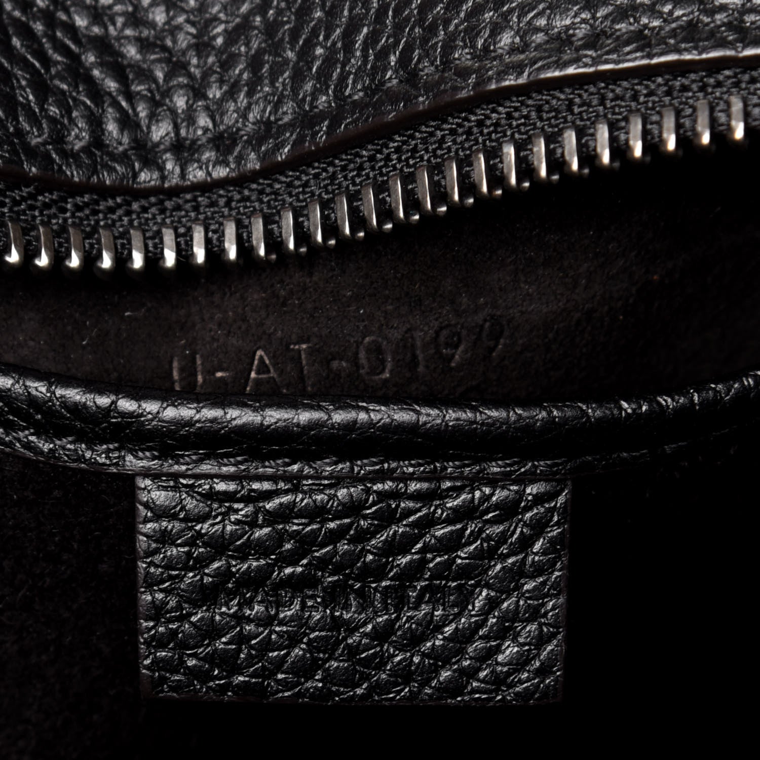 Celine Drummed Calfskin Nano Luggage Black 7 of 11