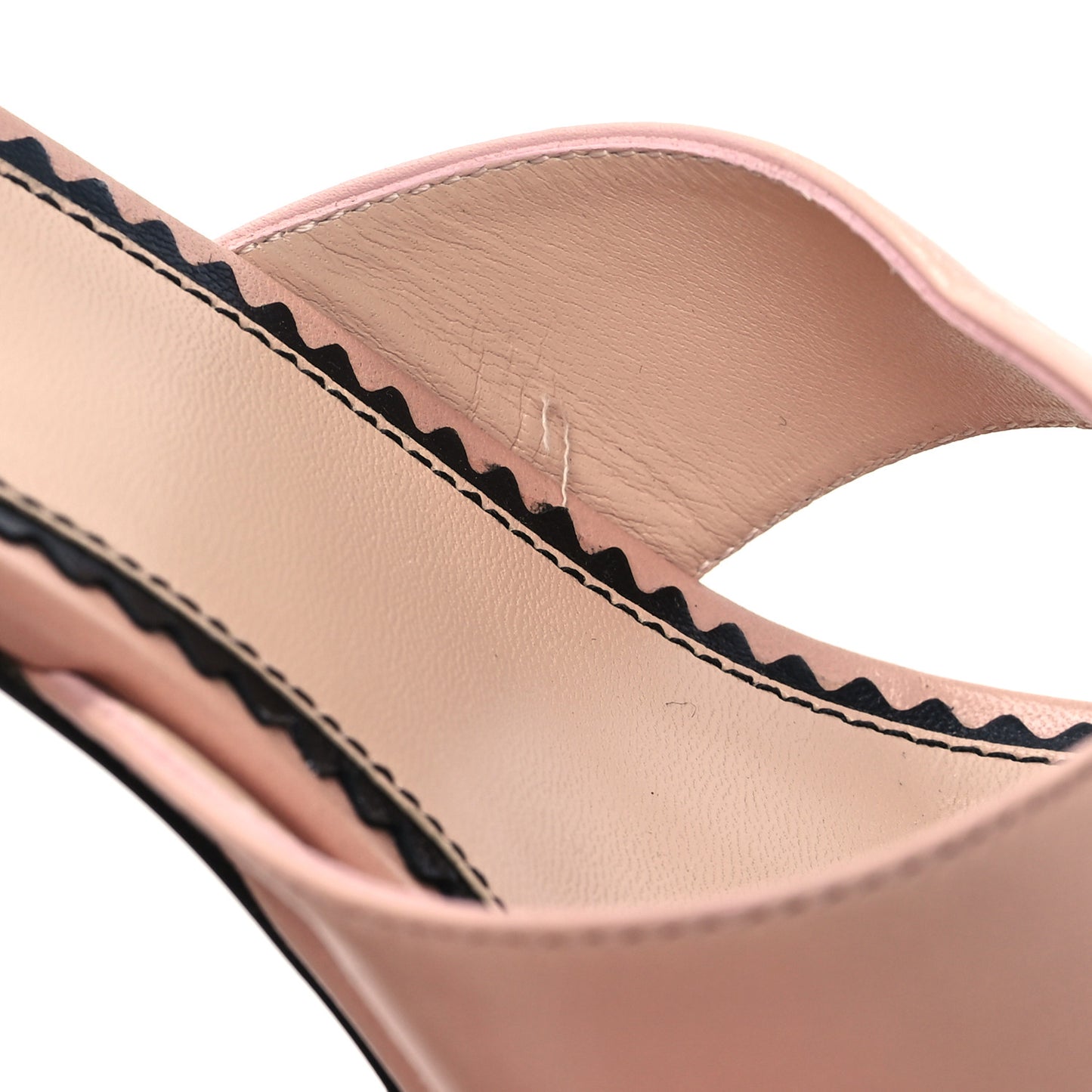 Malaga Kid Interlocking G Studs 155mm Platform Sandals 38.5 Perfect Pink