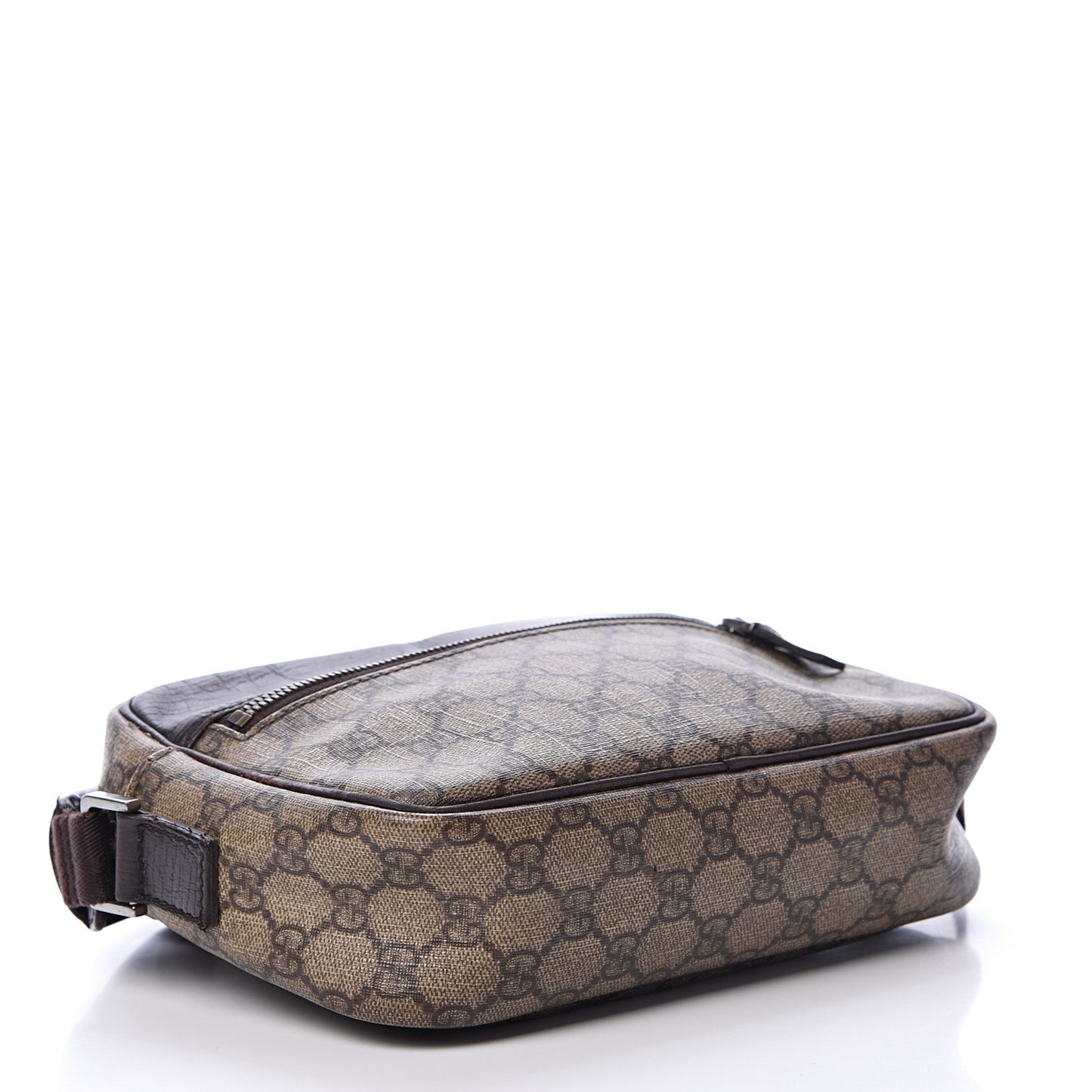GG Plus Monogram Shoulder Bag Dark Brown