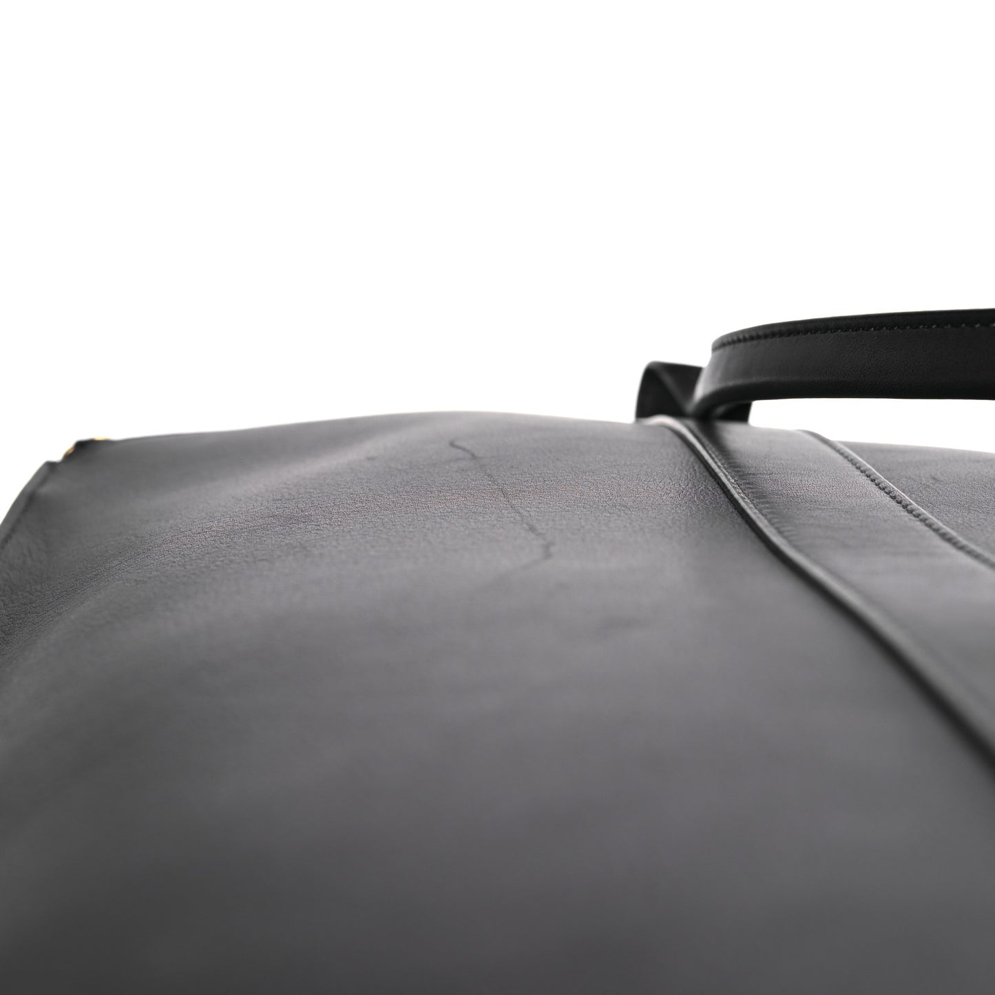Polished Saddle Calfskin Dante Tote Black