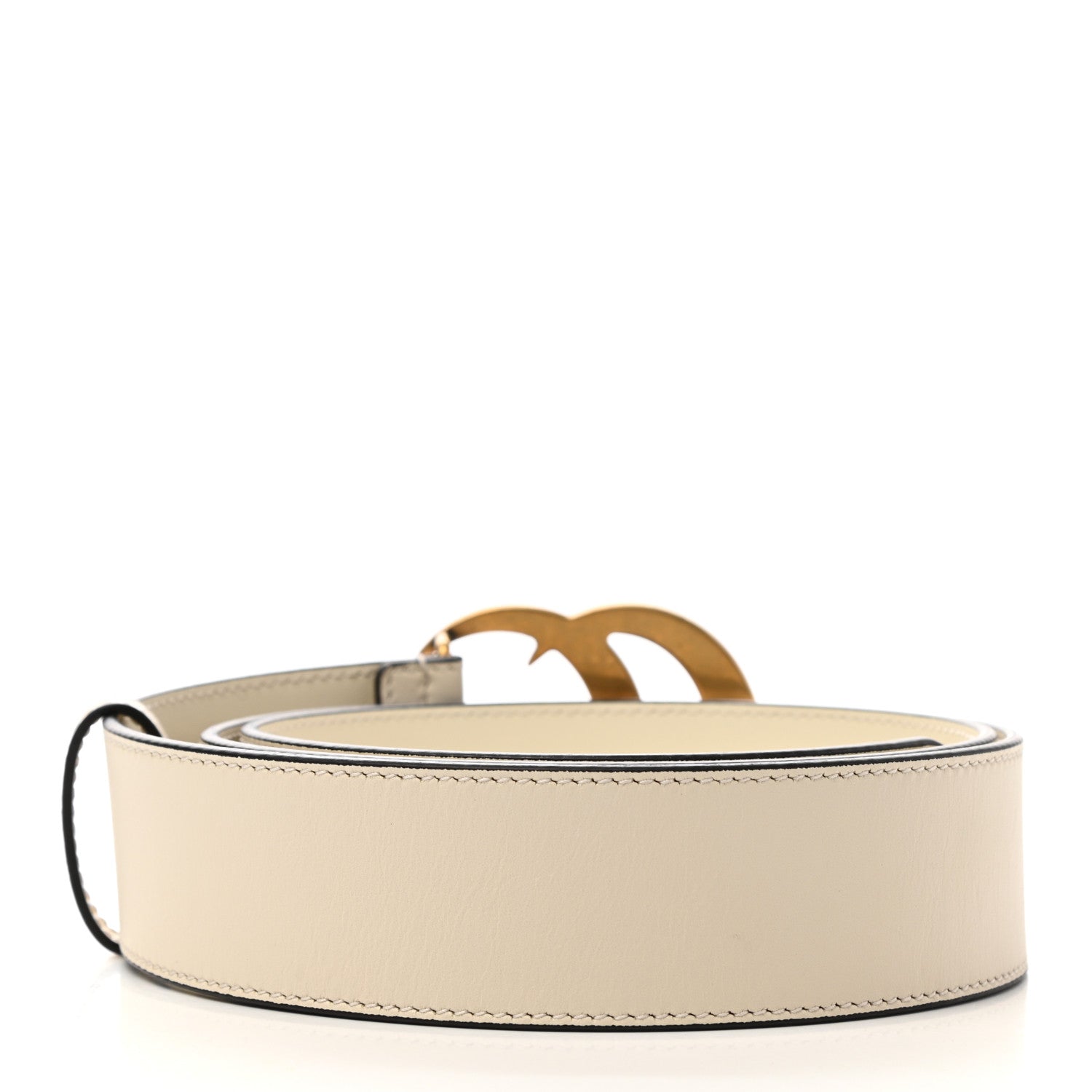 Gucci Calfskin Double G 40mm Belt 100 40 Mystic White 2 of 7