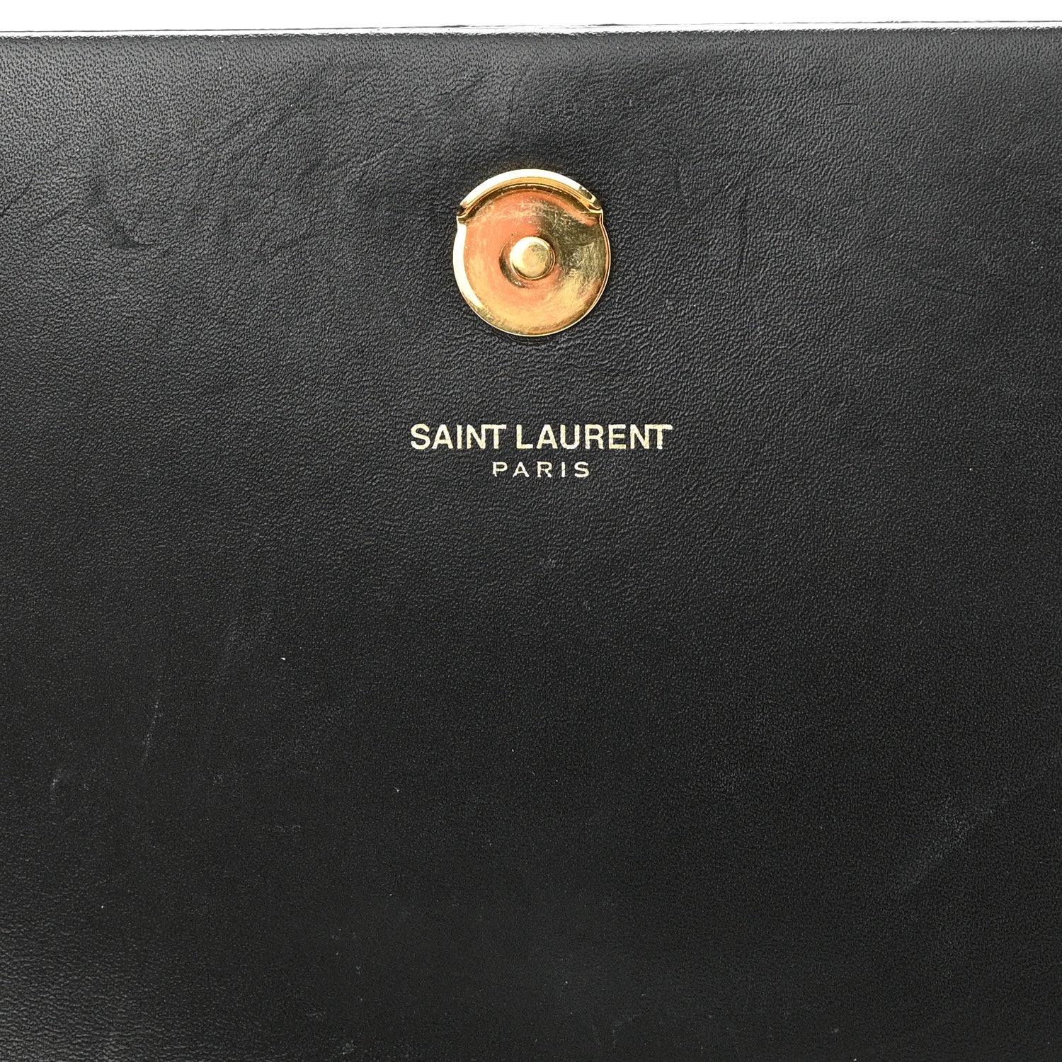 Saint Laurent Smooth Calfskin Medium Classic Monogram Kate Tassel Satchel Black 6 of 11