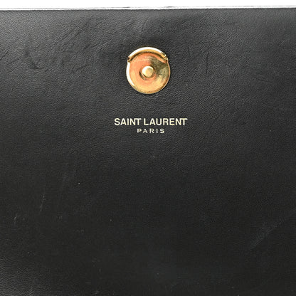 Saint Laurent Smooth Calfskin Medium Classic Monogram Kate Tassel Satchel Black 6 of 11
