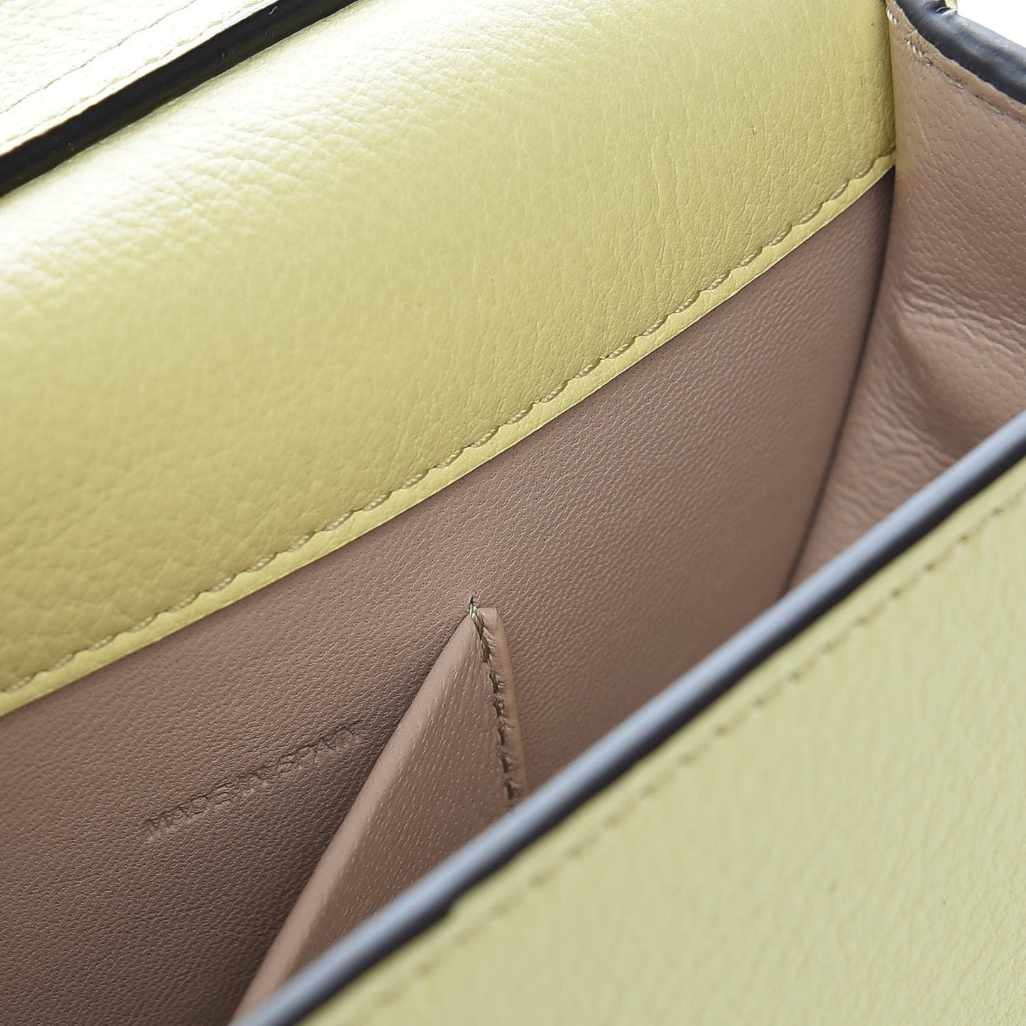 Calfskin Small Nile Bracelet Minaudiere Bag Lemonade