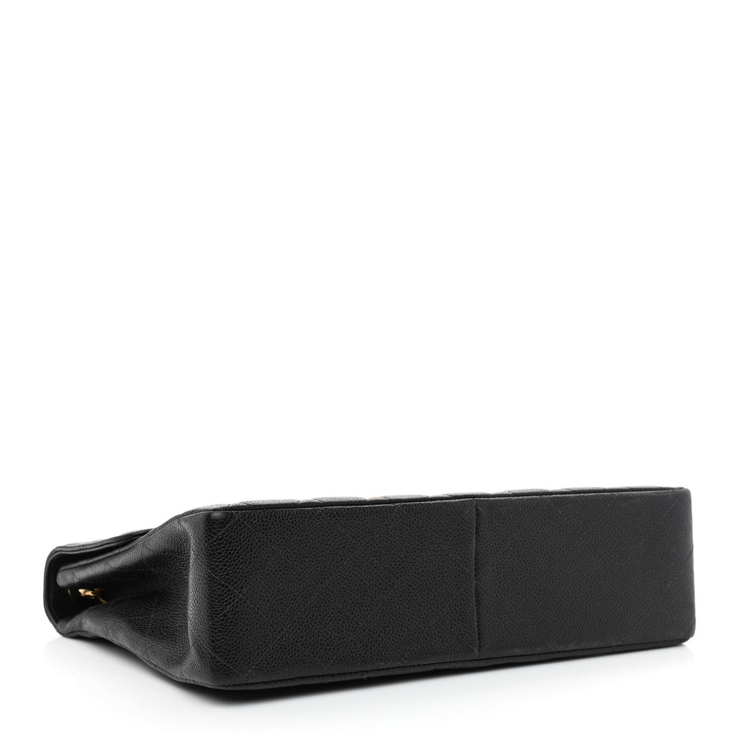 Caviar Jumbo Single Flap Black