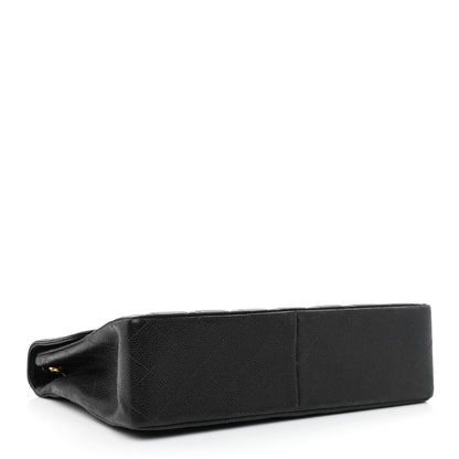 Chanel Caviar Jumbo Single Flap Black 4 of 12