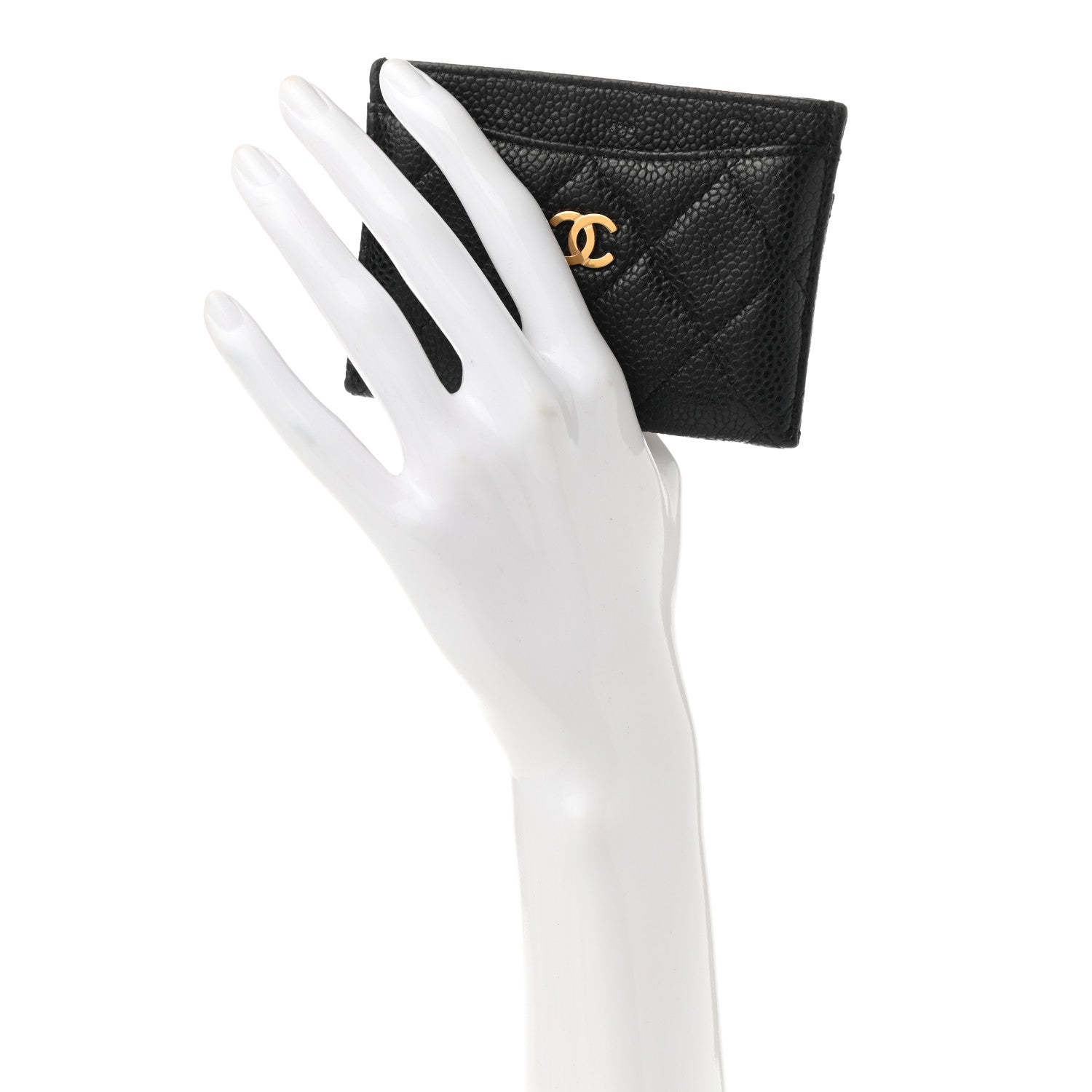 Chanel Caviar Quilted Card Holder Black 2 of 10