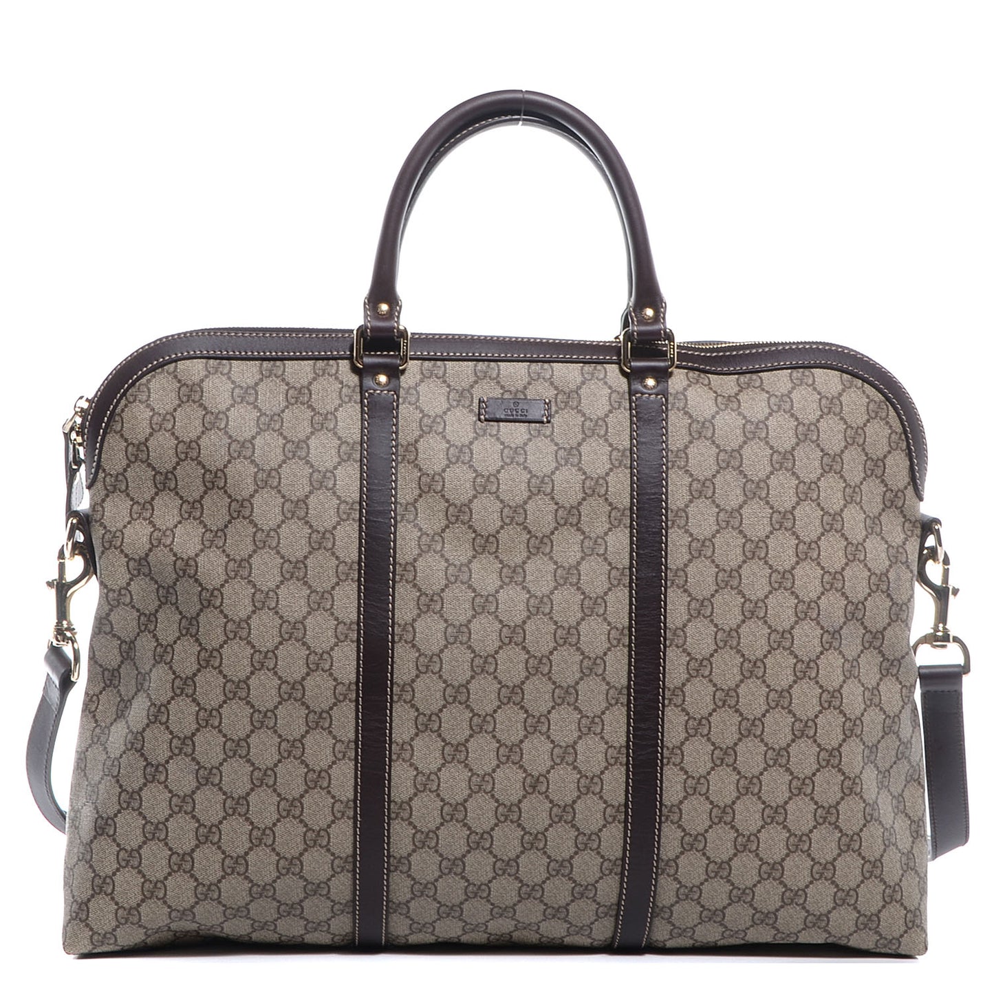 GG Plus Monogram Double Handle Briefcase